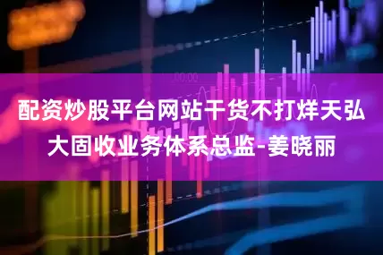配资炒股平台网站干货不打烊天弘大固收业务体系总监-姜晓丽